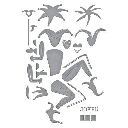 Spellbinders Etched Dies By Jaycee Gaspar-Wild Joker - 5A002YGZ-1GZB9