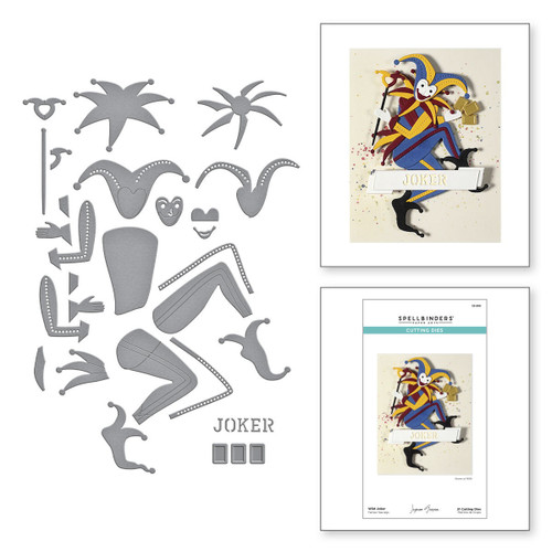 Spellbinders Etched Dies By Jaycee Gaspar-Wild Joker - 5A002YGZ-1GZB9 Spellbinders Etched Dies By Jaycee Gaspar-Wild Joker - 5A002YGZ-1GZB9