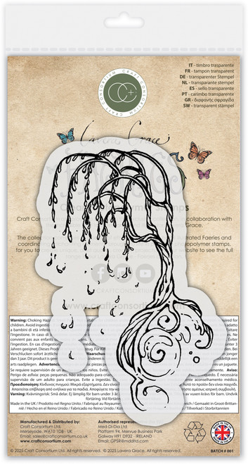 Craft Consortium Faeries Photopolymer Stamp Set-Willow - 5A002YZ1-1H0CB