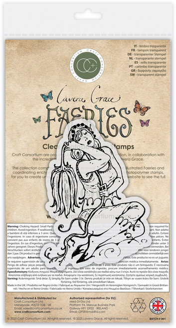 Craft Consortium Faeries Photopolymer Stamp Set-Wilted - 5A002YYY-1H0CG