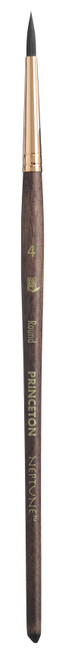 Princeton Series 4750 Neptune Synthetic Squirrel Brush-Short Handle Round Size 4 - 5A002ZFK-1H0W4 - 757063475824 Princeton Series 4750 Neptune Synthetic Squirrel Brush-Short Handle Round Size 4 - 5A002ZFK-1H0W4 - 757063475824
