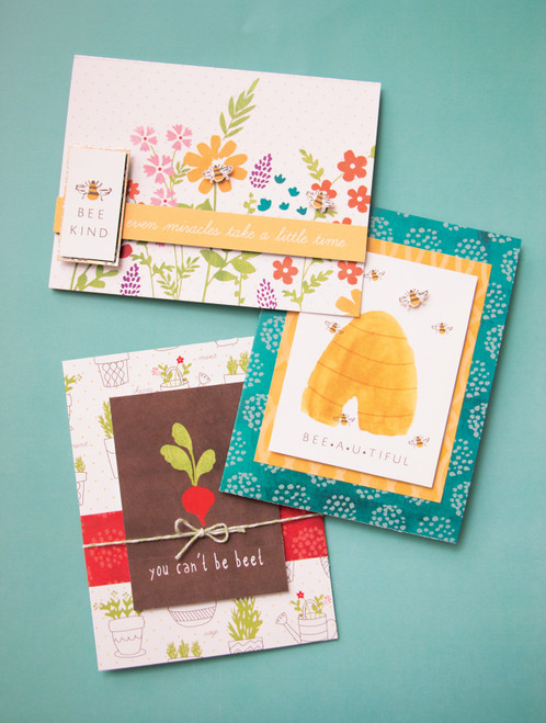 DCWV Double-Sided Cardstock Stack 12"X12" 36/Pkg-Watercolor Garden, 18 Designs/2 Each - PS005597