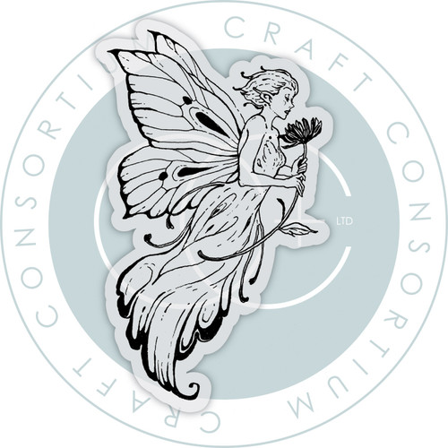 Craft Consortium Faeries Photopolymer Stamp Set-Flower - 5A002YYX-1H0CN