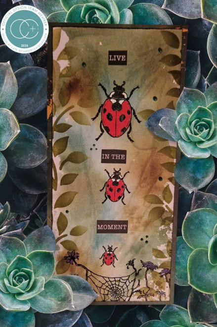 Craft Consortium Faeries Photopolymer Stamp Set-Ladybird - 5A002YZ9-1H0CP