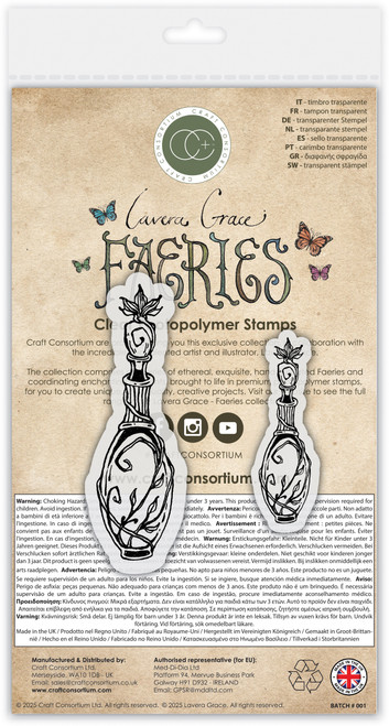 Craft Consortium Faeries Photopolymer Stamp Set-Potions - 5A002YZ7-1H0CQ