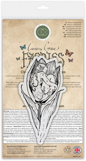 Craft Consortium Faeries Photopolymer Stamp Set-Tulip - 5A002YYZ-1H0CX