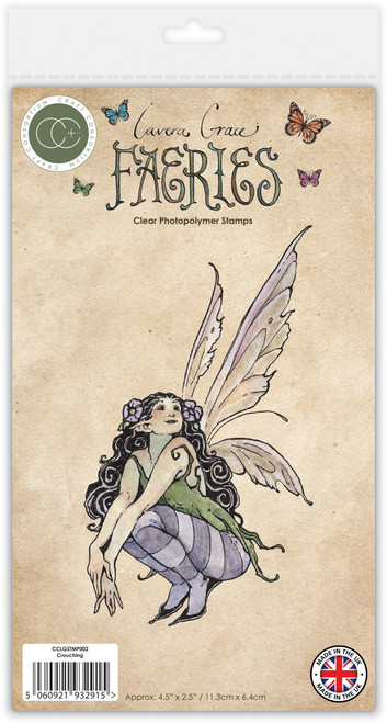 Craft Consortium Faeries Photopolymer Stamp Set-Crouching - 5A002YYW-1H0CW - 5060921932915