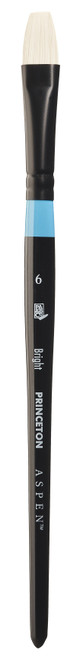 Princeton Series 6500 Aspen Synthetic Brush-Short Handle Bright Size 6 - 5A002ZMF-1H11B - 757063650641 Princeton Series 6500 Aspen Synthetic Brush-Short Handle Bright Size 6 - 5A002ZMF-1H11B - 757063650641