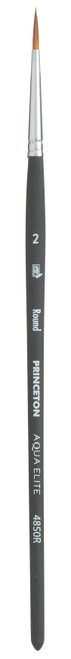 Princeton Series 4850 Aqua Elite Synthetic Watercolor Brush-Short Handle Long Round Size 12 - 5A002Z8D-1H0QX - 757063486226