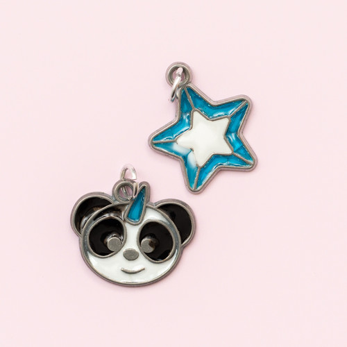 Colorbok Makit & Bakit Suncatcher Kit-Zipper Pull Charms 2/Pkg - 5A003H01-00050 Colorbok Makit & Bakit Suncatcher Kit-Zipper Pull Charms 2/Pkg - 5A003H01-00050