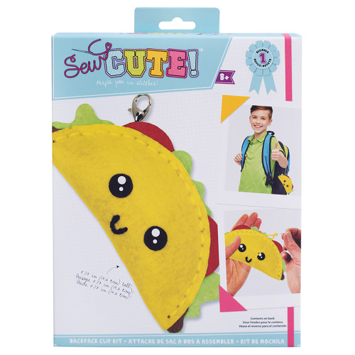 Colorbok Sew Cute! Needlepoint Kit-Mini Taco - 74208 - 765468742083