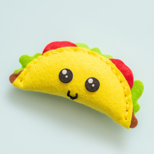 Colorbok Sew Cute! Needlepoint Kit-Mini Taco - 74208