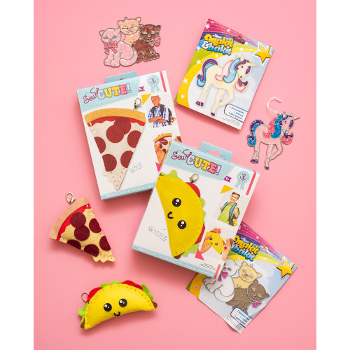 Colorbok Sew Cute! Needlepoint Kit-Mini Taco - 74208