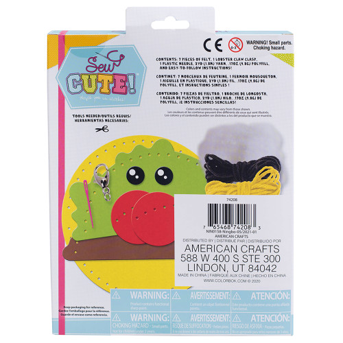 Colorbok Sew Cute! Needlepoint Kit-Mini Taco - 74208