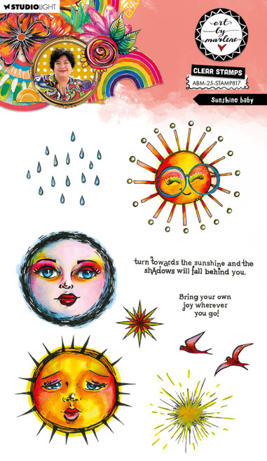 Art By Marlene Clear Stamps-Sunshine Baby 5A002Y5M-1GZ5Z - 8713943159705