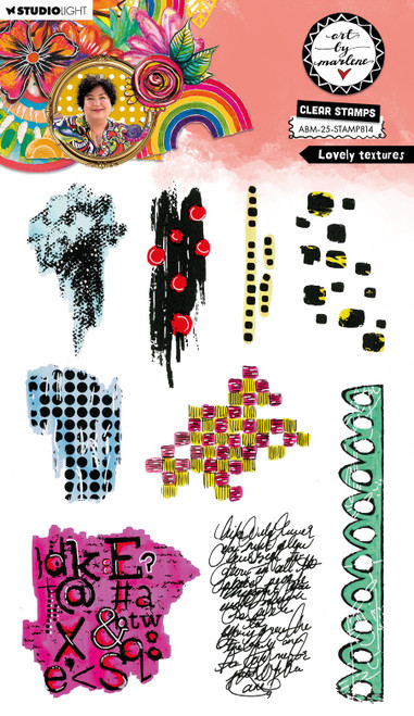Art By Marlene Clear Stamps-Lovely Textures 5A002Y89-1GZ61 - 8713943159675