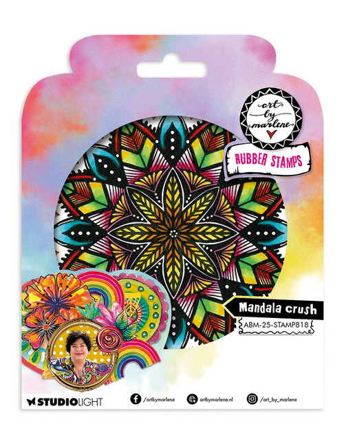 Art By Marlene Cling Rubber Stamp-Mandala Crush 5A002Y5N-1GZ66 - 8713943159712