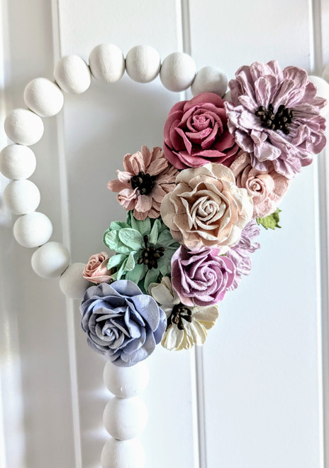 3 Pack Cousin DIY Natural Wood Beaded Wreath Frame 16"-Beige 5A002GN0-1GJ4C