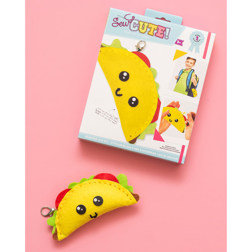 3 Pack - Colorbok Sew Cute! Needlepoint Kit-Mini Taco - 74208