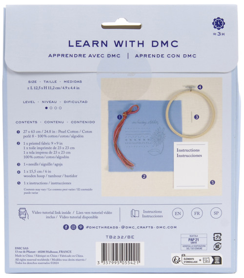 DMC Starter Kit-Embroidery - 5A002YJB-1GZD4 DMC Starter Kit-Embroidery - 5A002YJB-1GZD4