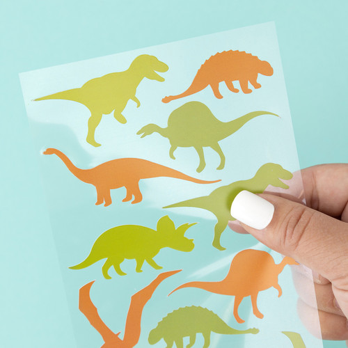 6 Pack - Sticko Tiny Stickers-Dinosaur Silhouettes - 8600124
