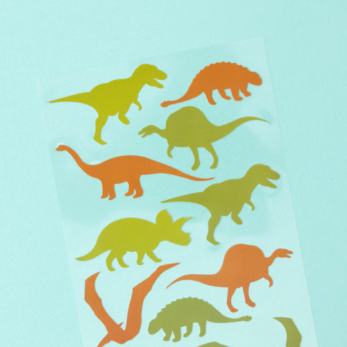 6 Pack - Sticko Tiny Stickers-Dinosaur Silhouettes - 8600124