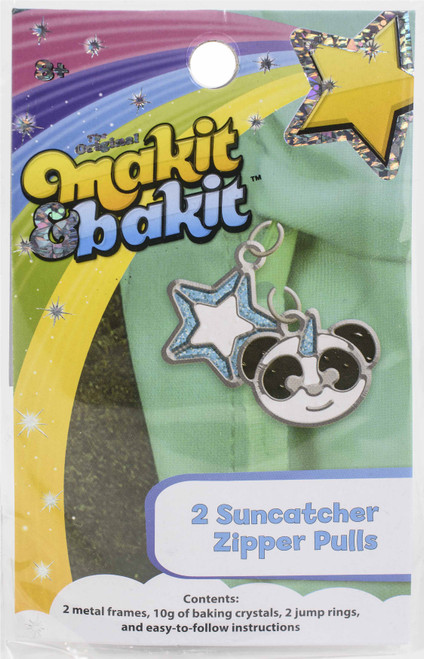 3 Pack - Colorbok Makit & Bakit Suncatcher Kit-Zipper Pull Charms 2/Pkg - TB-00050 - 765468000503
