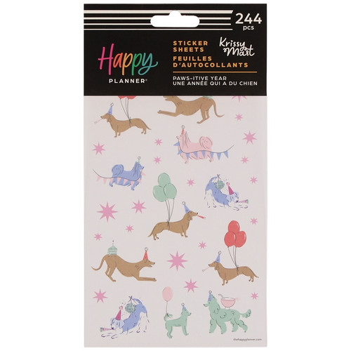 2 Pack - Happy Planner Sticker Value Pack 10/Sheets-Paws-Itive Year - 5A002X65-1GY1H - 673807696600