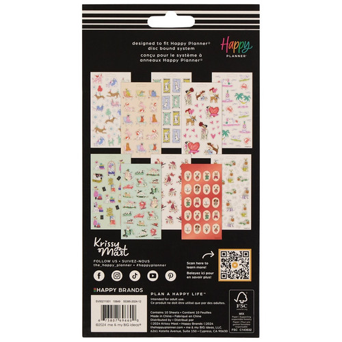 2 Pack - Happy Planner Sticker Value Pack 10/Sheets-Paws-Itive Year - 5A002X65-1GY1H