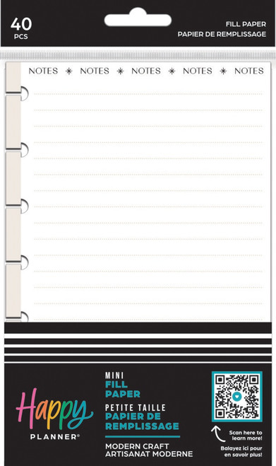 3 Pack - Happy Planner Modern Craft Mini Fill Paper 40/Pkg-Modern Craft - 5A002X4C-1GY2X - 673807696105