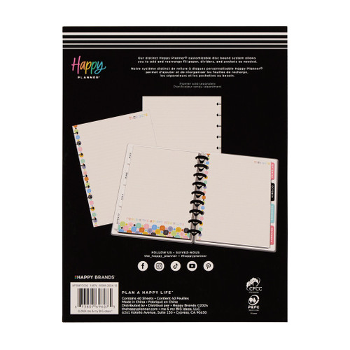 2 Pack - Happy Planner Classic Fill Paper-Happy Outlines - 5A002X2R-1GY3W