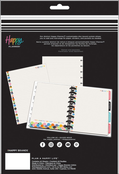 2 Pack - Happy Planner Classic Fill Paper-Happy Outlines - 5A002X2R-1GY3W 2 Pack - Happy Planner Classic Fill Paper-Happy Outlines - 5A002X2R-1GY3W