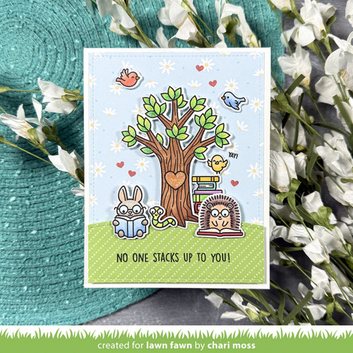 2 Pack - Lawn Fawn Clear Stamps 3"X4"-Little Woodland Library Friends - 5A0030QT-1H25S 2 Pack - Lawn Fawn Clear Stamps 3"X4"-Little Woodland Library Friends - 5A0030QT-1H25S