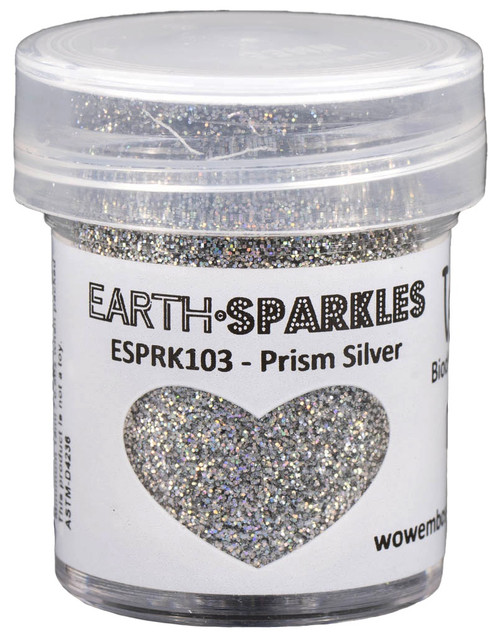 3 Pack - WOW! Earth Sparkles Glitter 15ml-Prism Silver - 5A0030F6-1H1SW - 5056333105771