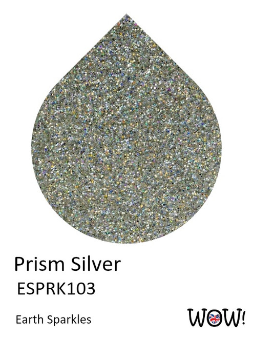 3 Pack - WOW! Earth Sparkles Glitter 15ml-Prism Silver - 5A0030F6-1H1SW