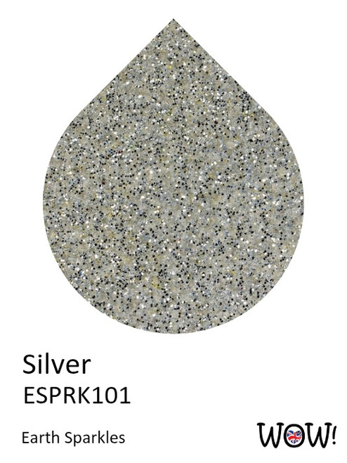 3 Pack - WOW! Earth Sparkles Glitter 15ml-Silver - 5A0030F6-1H1T2