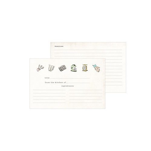 3 Pack - Echo Park Recipe Cards 4"X6"-Roll With It - 5A0030JF-1H20J 3 Pack - Echo Park Recipe Cards 4"X6"-Roll With It - 5A0030JF-1H20J