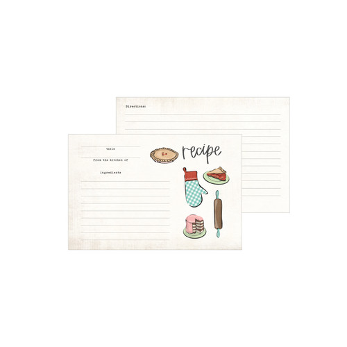 3 Pack - Echo Park Recipe Cards 4"X6"-Roll With It - 5A0030JF-1H20J 3 Pack - Echo Park Recipe Cards 4"X6"-Roll With It - 5A0030JF-1H20J
