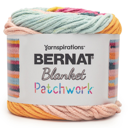 2 Pack - Bernat Blanket Patchwork Yarn-Tropical Splash - 5A002Z44-1H18T - 057355560284 2 Pack - Bernat Blanket Patchwork Yarn-Tropical Splash - 5A002Z44-1H18T - 057355560284