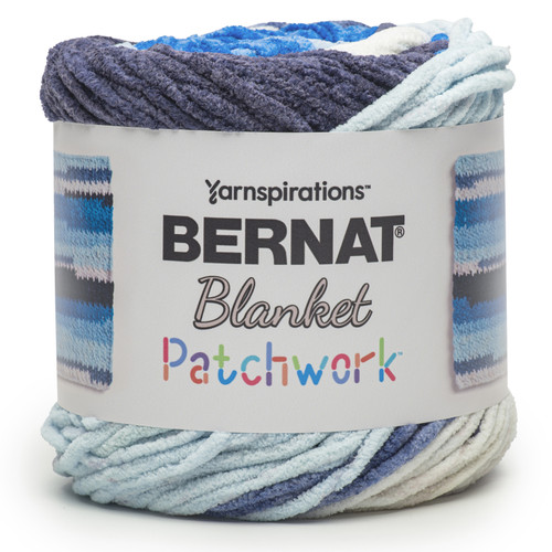 2 Pack - Bernat Blanket Patchwork Yarn-Ocean Waves - 5A002Z44-1H18V - 057355562479 2 Pack - Bernat Blanket Patchwork Yarn-Ocean Waves - 5A002Z44-1H18V - 057355562479