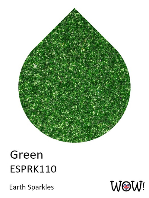 3 Pack - WOW! Earth Sparkles Glitter 15ml-Green - 5A0030F6-1H1VG