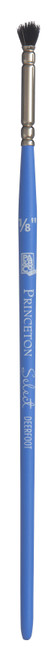 2 Pack - Princeton Select Natural Bristle Short Handle Brush -Deerfoot Stippler 1/8" Width - 5A002ZRV-1H15B - 757063375773