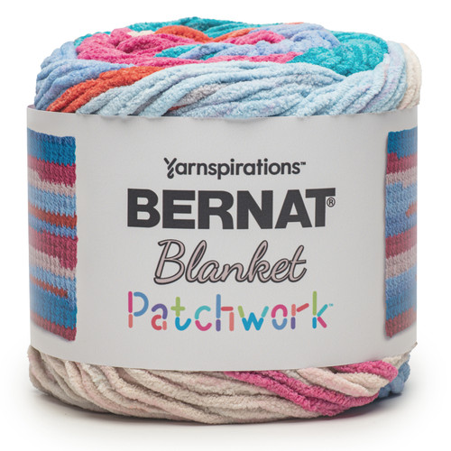 2 Pack - Bernat Blanket Patchwork Yarn-Beach Towel - 5A002Z44-1H19M - 057355560253 2 Pack - Bernat Blanket Patchwork Yarn-Beach Towel - 5A002Z44-1H19M - 057355560253