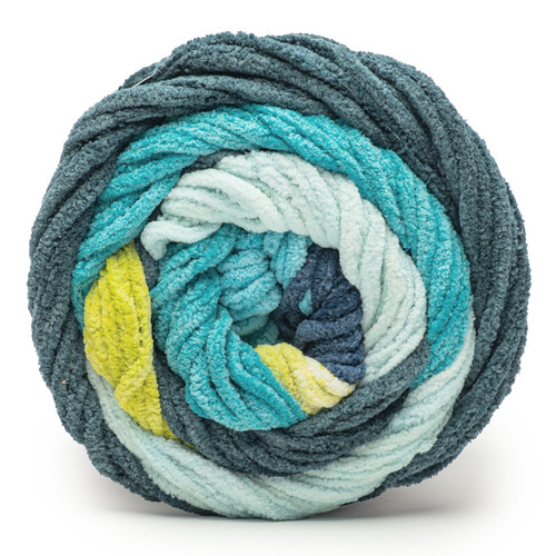 2 Pack - Bernat Blanket Patchwork Yarn-Teal Dream - 5A002Z44-1H19R