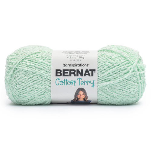 3 Pack - Bernat Cotton Terry Yarn-Freshmint - 5A002Z46-1H1B2 - 057355560437
