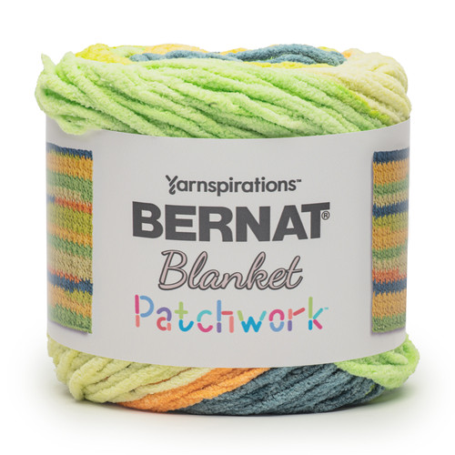 2 Pack - Bernat Blanket Patchwork Yarn-Citrus Stack - 5A002Z44-1H19Z - 057355560277