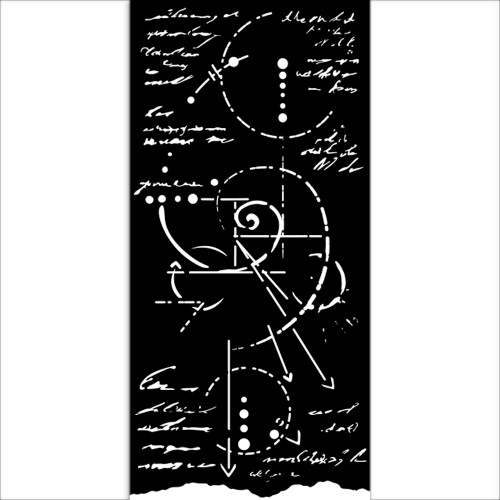 2 Pack - Stamperia Stencil 4.72"X9.84"-Silent Sea Fossil - 5A002XHY-1GYFK