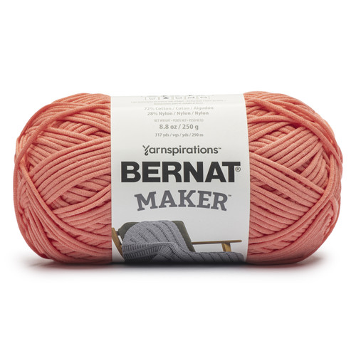 2 Pack - Bernat Maker Yarn-Coral - 161306W-1H199 - 057355547254