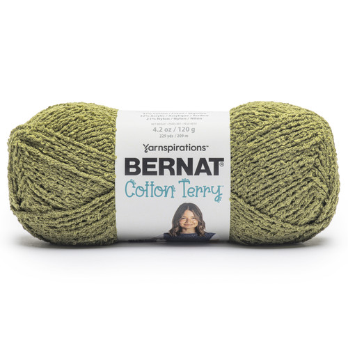 3 Pack - Bernat Cotton Terry Yarn-Wetlands - 5A002Z46-1H186 - 057355560482