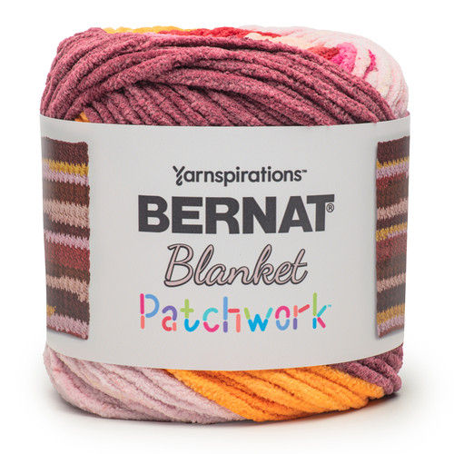 2 Pack - Bernat Blanket Patchwork Yarn-Cherry Twist - 5A002Z44-1H18B - 057355560260 2 Pack - Bernat Blanket Patchwork Yarn-Cherry Twist - 5A002Z44-1H18B - 057355560260